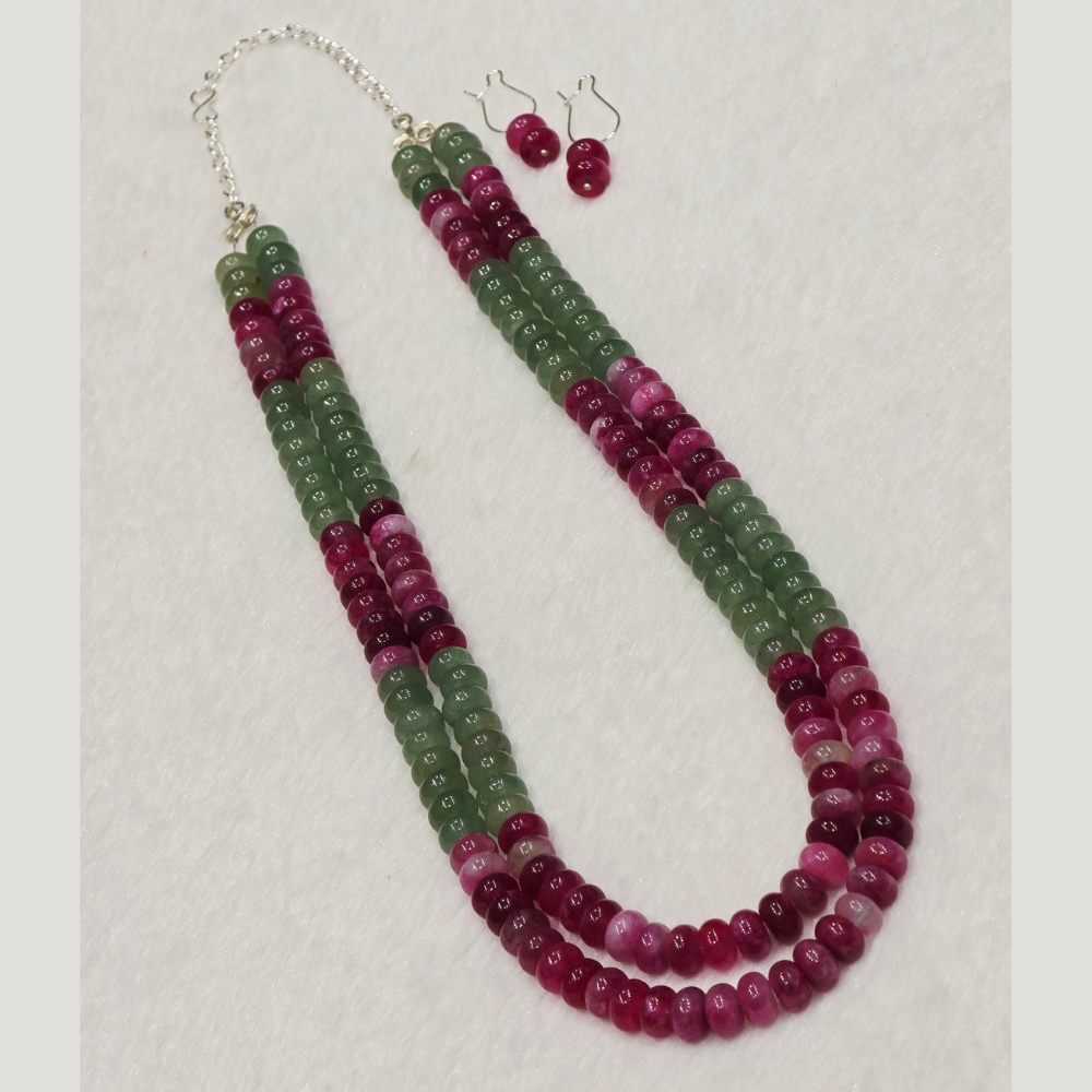 12 Multicolor Stone Necklace - Image 1