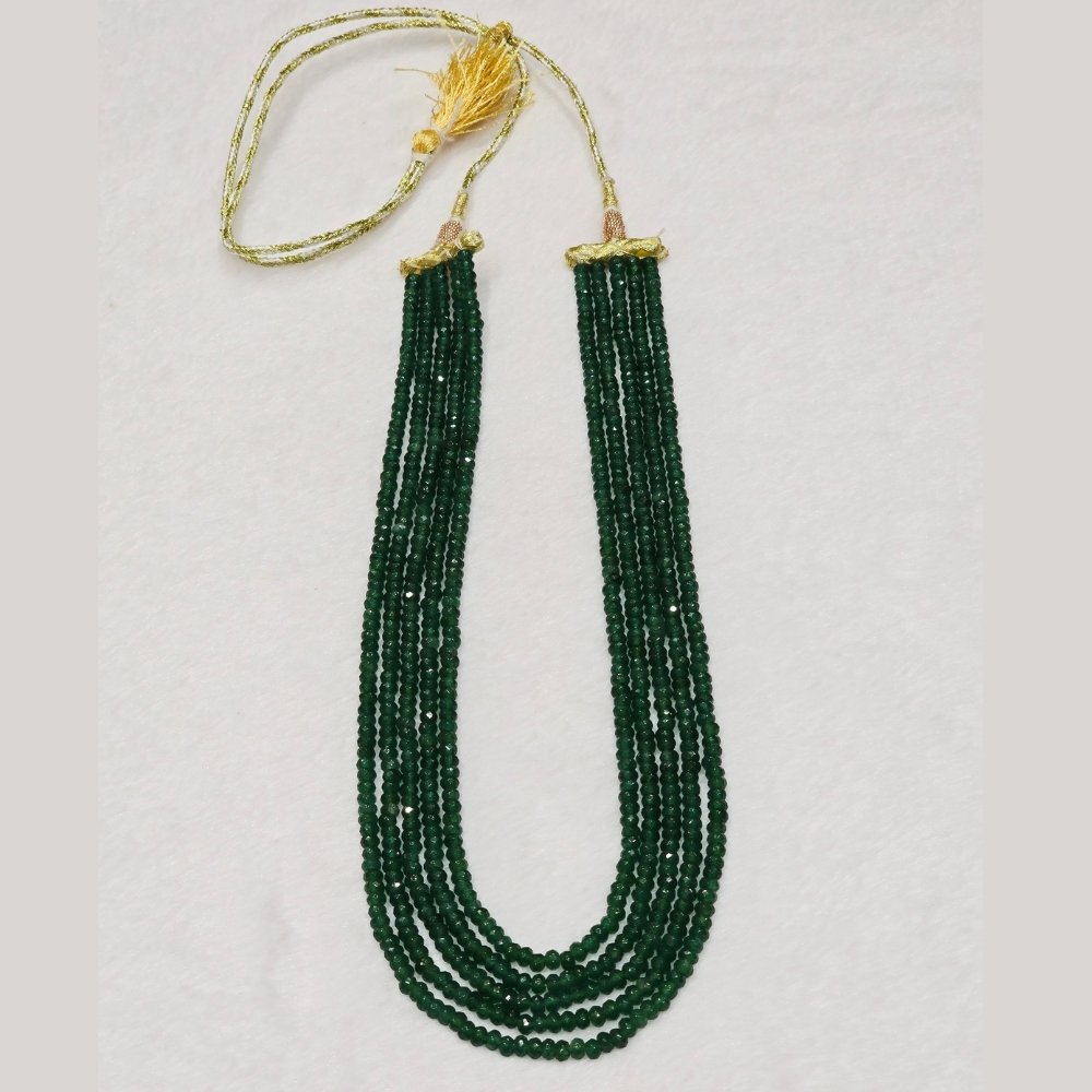 15 Emerald Beaded Necklace - Image 1