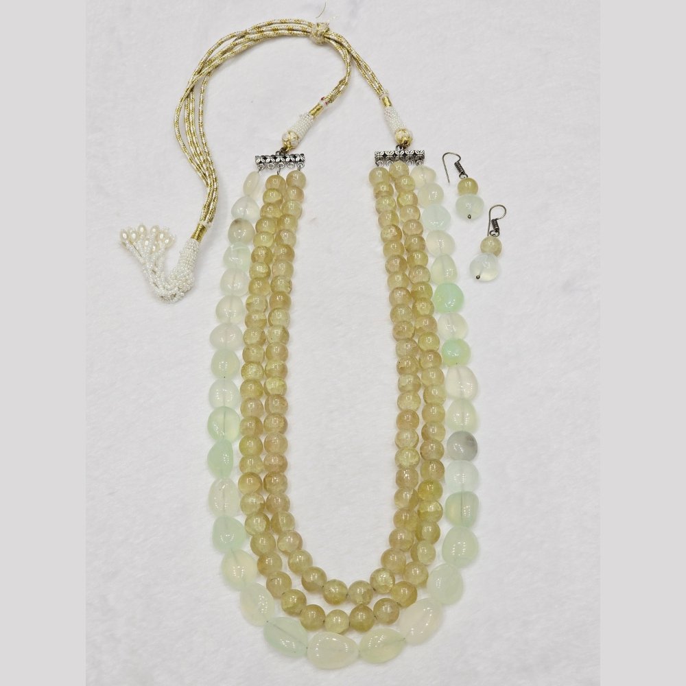 15 Lemon Quartz Stone Necklace - Image 1