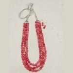 Rose Jade Stone Necklace - Image 2