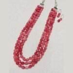 Rose Jade Stone Necklace - Image 4