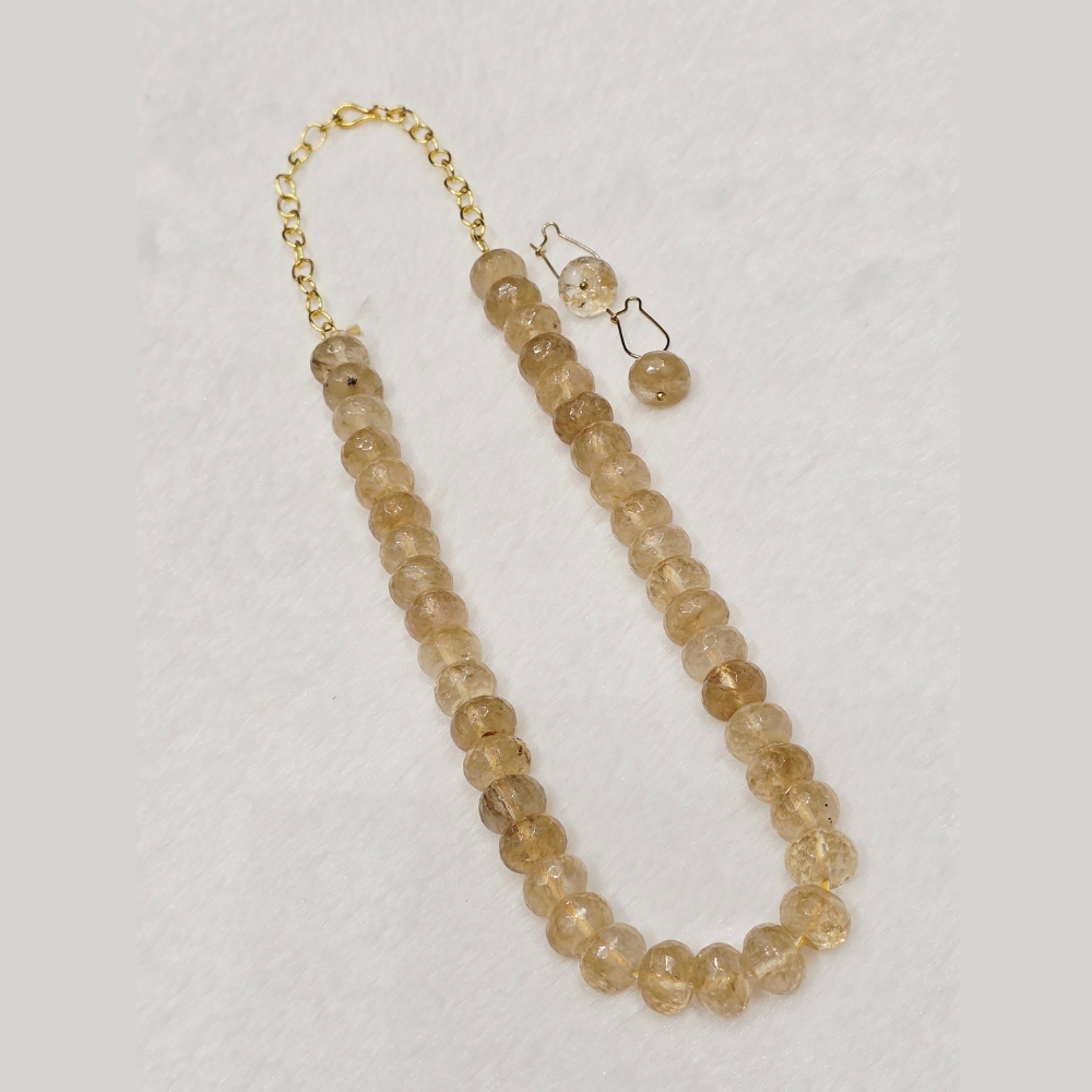 5 Citrine Stone Necklace - Image 1