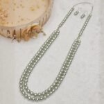 Silverish Gray Pearl Necklace - Image 3