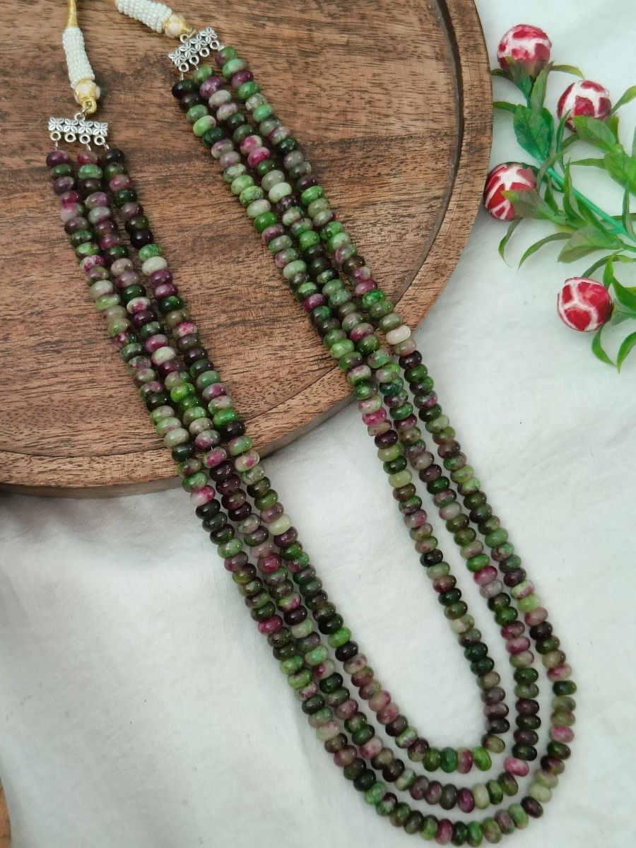 1-5.jpg Rare of Turumuline Agate Necklace - Image 1