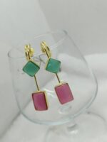 Rose Quartz Earrings - Image 2