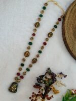 Designer Tanjore Art Necklace - Image 3