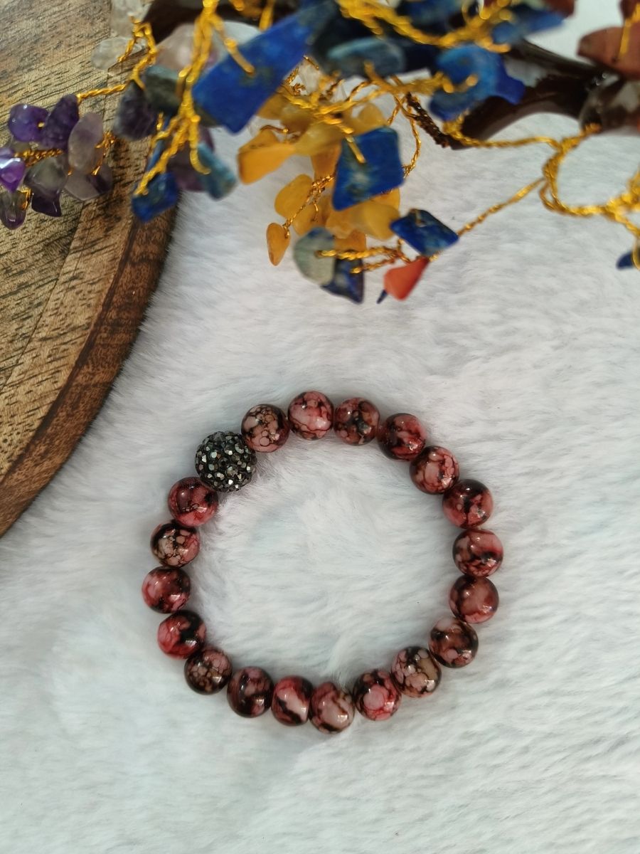 103-1.jpg Glass Stone Bracelet - Image 1