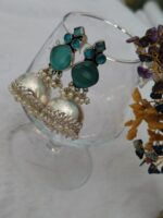 Real Monalisa Stone Earrings