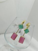 Rose Quartz Earrings - Image 3