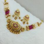 2 Gram Gold Necklace Set