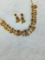 2 Gram Gold Necklace Set