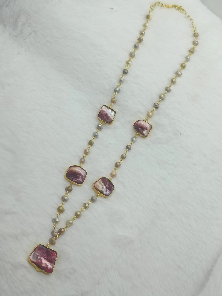 134-1.jpg Fresh water pearl necklace - Image 1