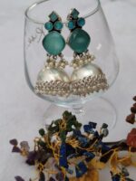 Real Monalisa Stone Earrings - Image 4