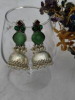 Real Monalisa Stone Earrings - Image 3