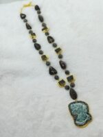 Agate and Barook Pearl Necklace - Image 4