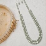 Silverish Gray Pearl Necklace - Image 2