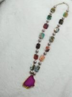 Agate Stone Necklace - Image 3