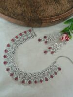 American Diamond Necklace Set - Image 3