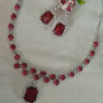 American Diamond Necklace Set