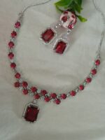 American Diamond Necklace Set