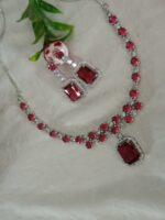 American Diamond Necklace Set - Image 4