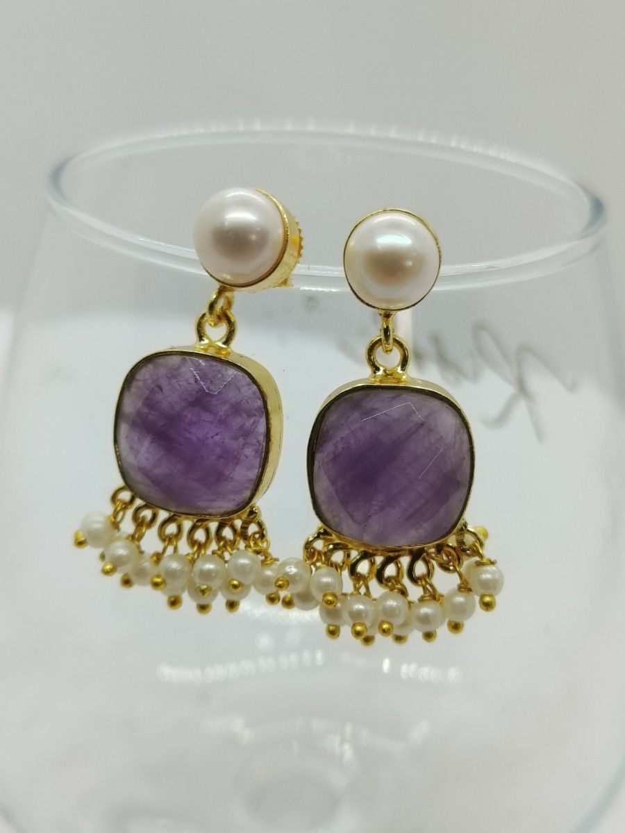 249.jpg Amethyst Earrings - Image 1