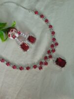 American Diamond Necklace Set - Image 2