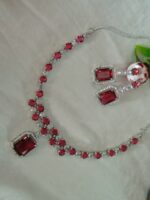 American Diamond Necklace Set - Image 3