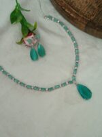 American Diamond Necklace Set - Image 2