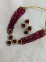 American Diamond Necklace Set - Image 4