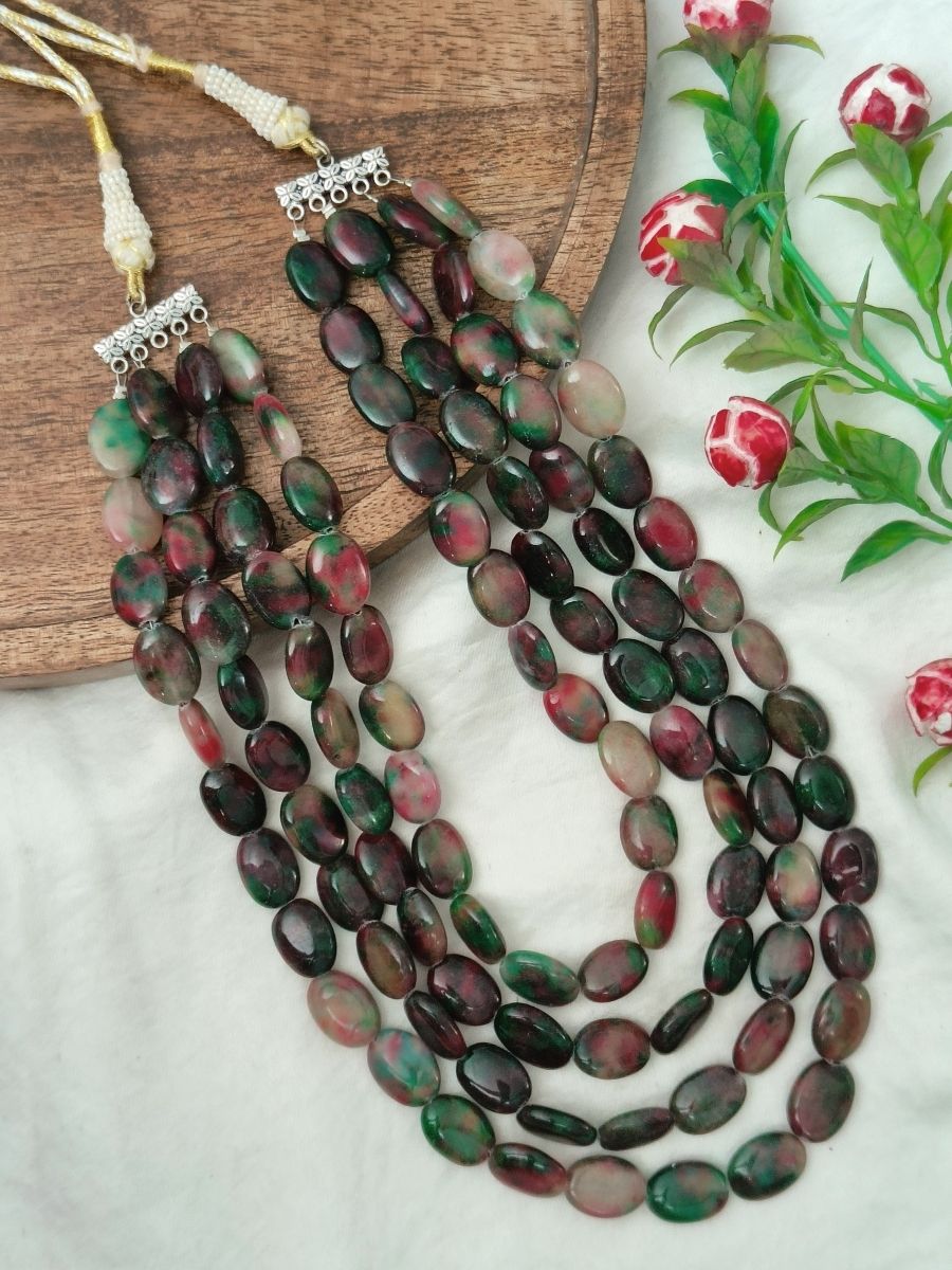 37.jpg Agate Stone Necklace - Image 1