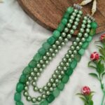Agate and Shell Pearls Necklace