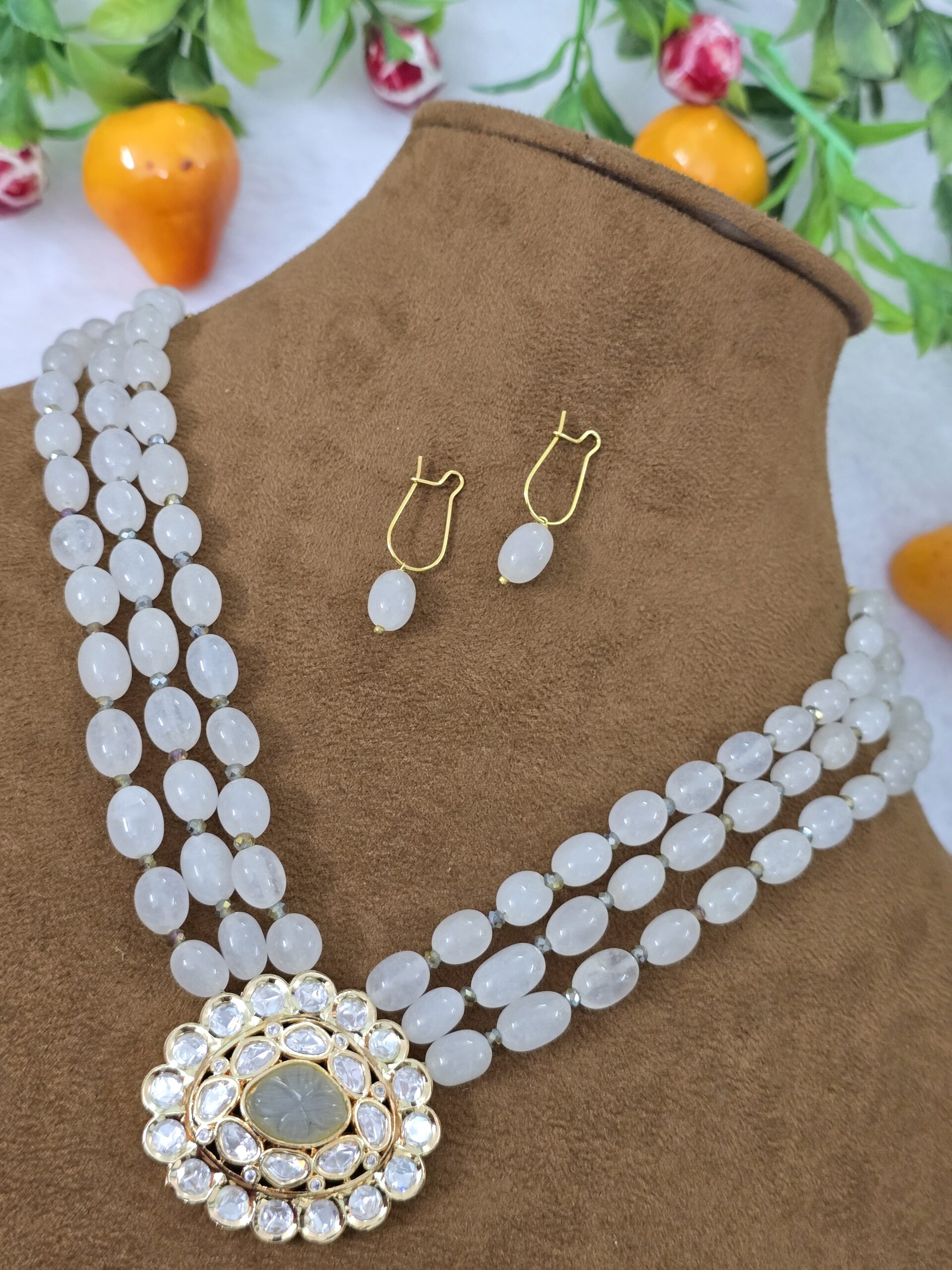 5-scaled-1.jpg Polki & Stone Choker Set - Image 1