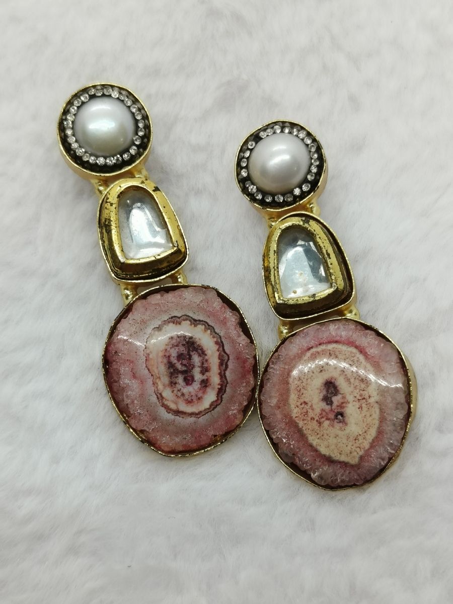 55-3.jpg Stone Earrings - Image 1