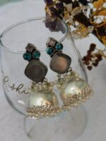 Real Monalisa Stone Earrings - Image 2