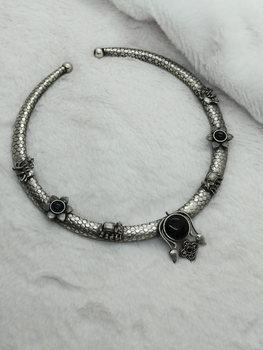 64-1.jpg Oxidized Necklace - Image 1