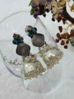 Real Monalisa Stone Earrings - Image 3
