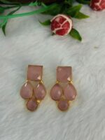Rose Quartz Earrings - Image 2
