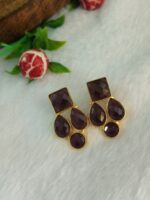 Smoky Topaz Earrings - Image 2