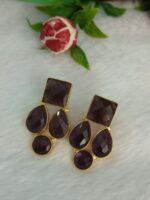Smoky Topaz Earrings - Image 3