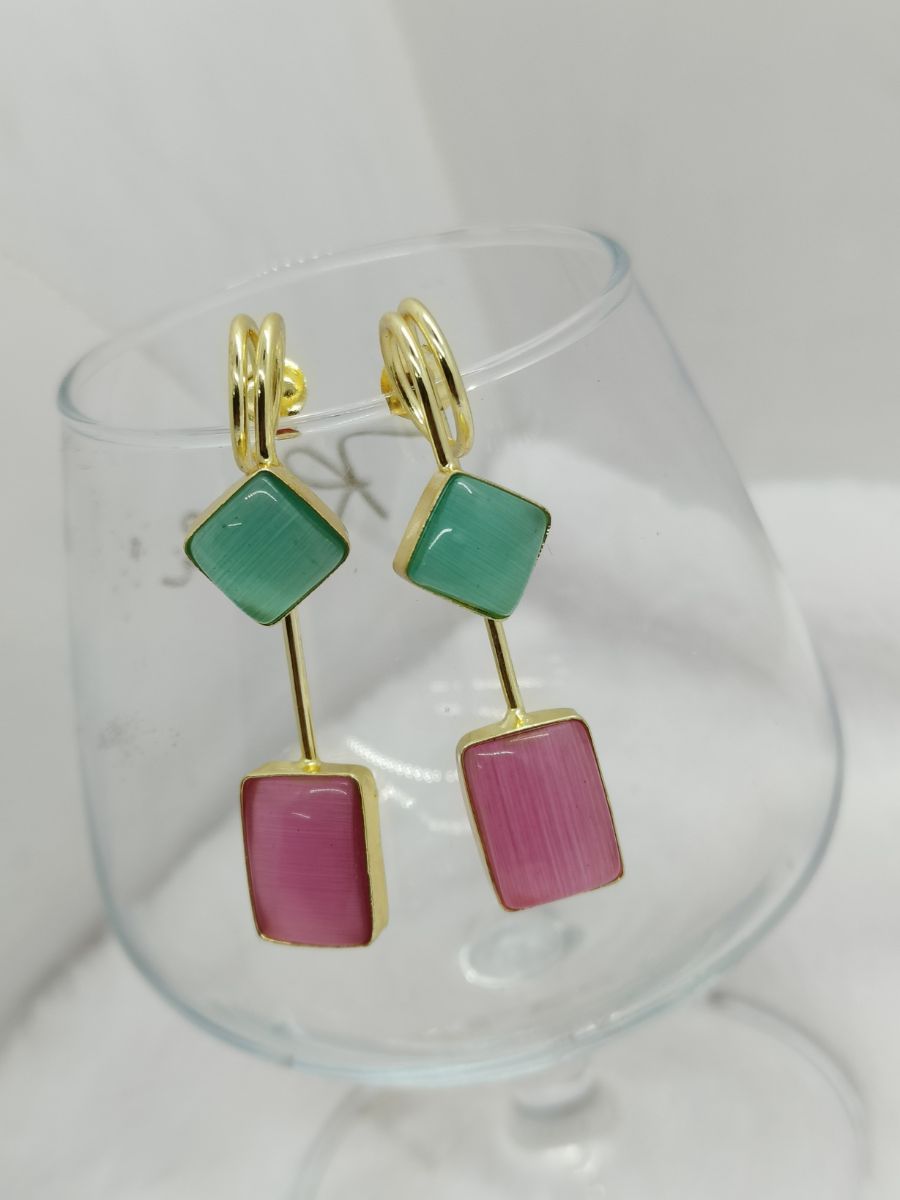 8-4.jpg Rose Quartz Earrings - Image 1