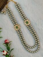 Polki Pearl Necklace - Image 2