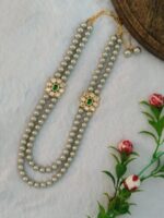 Polki Pearl Necklace - Image 4