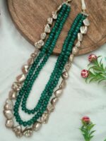 Onyx and Barook Necklace