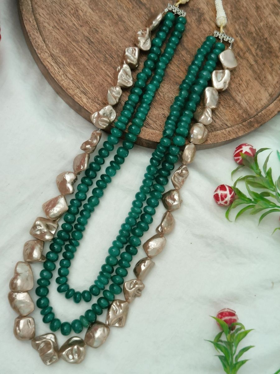 9-2.jpg Onyx and Barook Necklace - Image 1