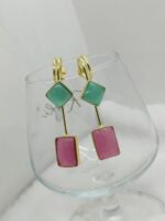 Rose Quartz Earrings - Image 4