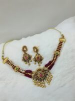 2 Gram Gold Necklace Set
